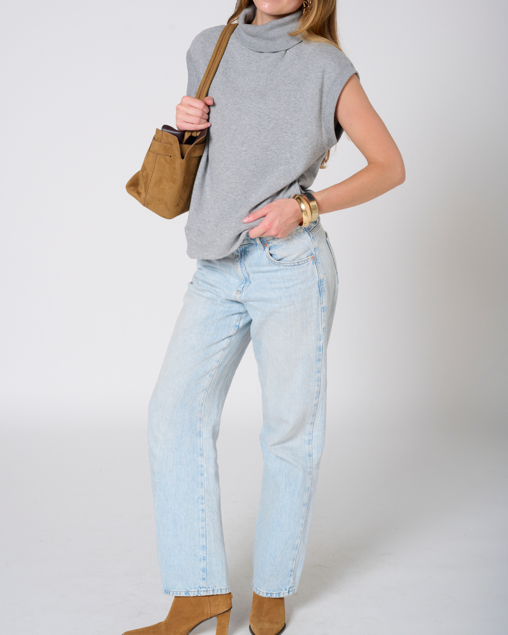 Jill High neck Vest