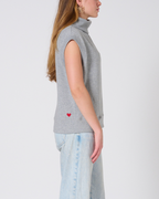 Jill High neck Vest