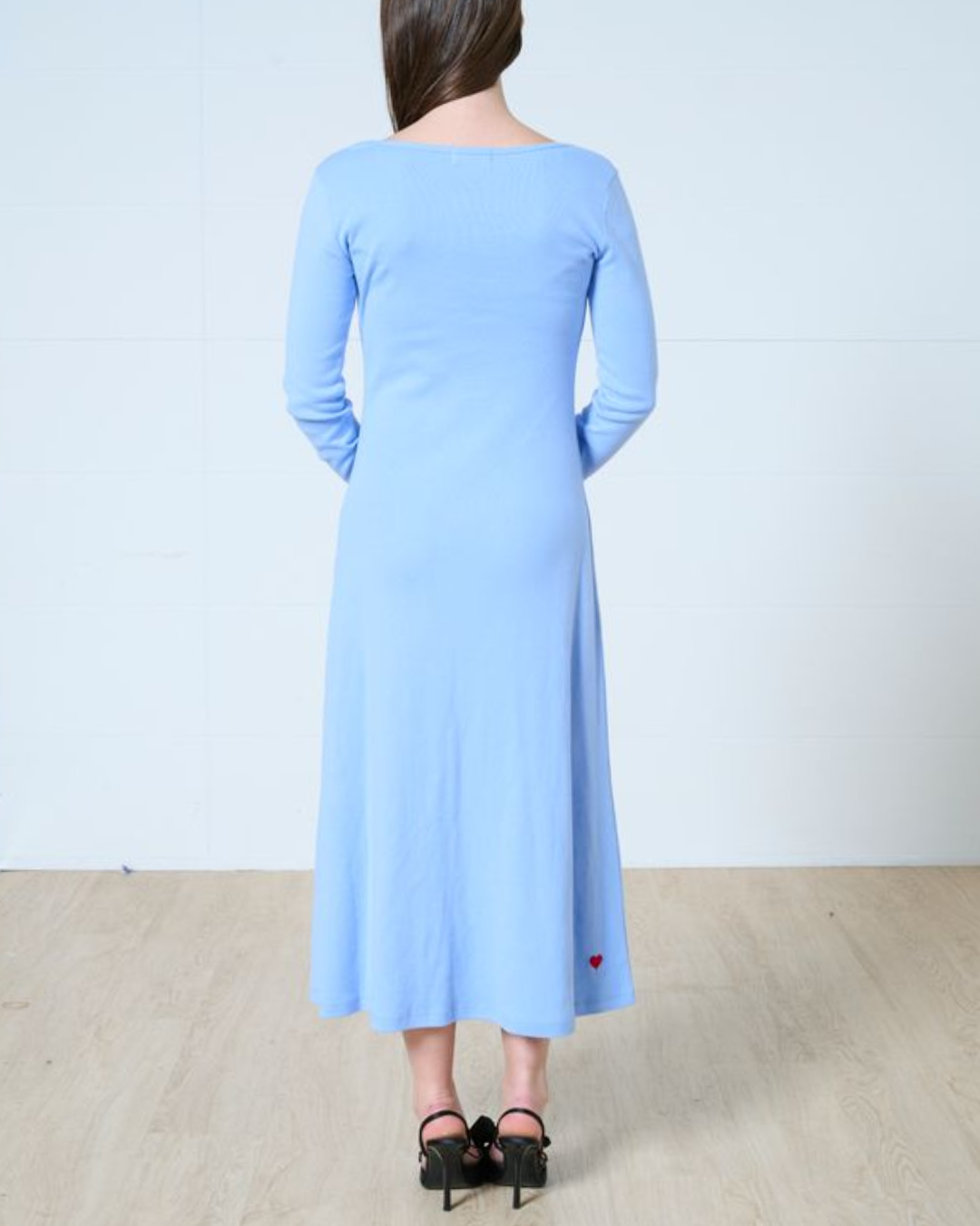 Lennon square neck midi dress