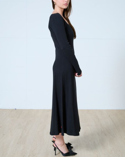 Lennon square neck midi dress