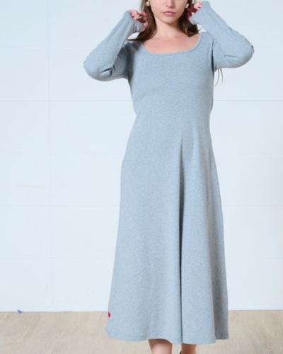 Lennon square neck midi dress