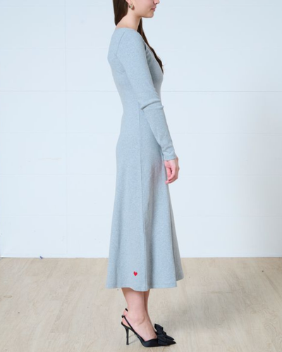 Lennon square neck midi dress