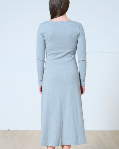Lennon square neck midi dress