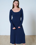 Lennon square neck midi dress