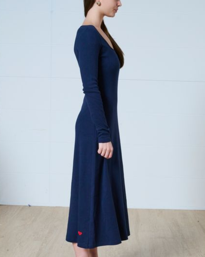 Lennon square neck midi dress