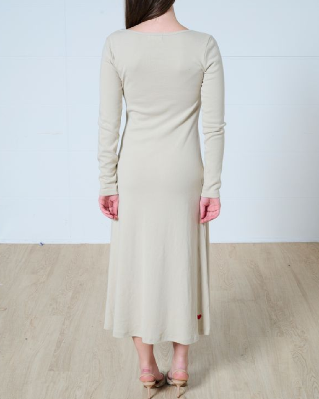 Lennon square neck midi dress