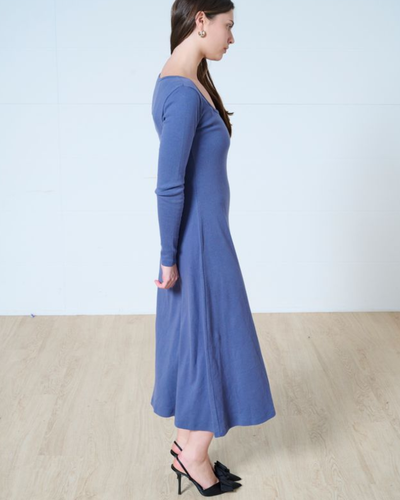 Lennon square neck midi dress