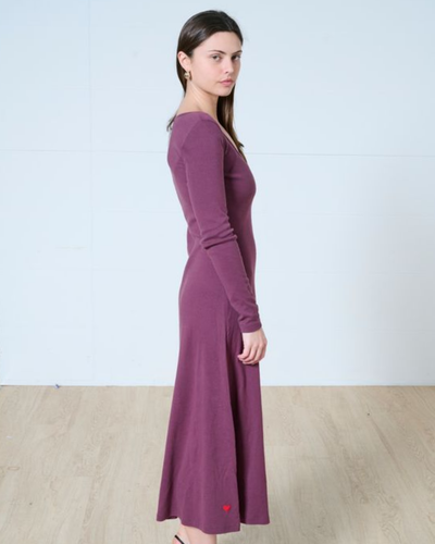 Lennon square neck midi dress