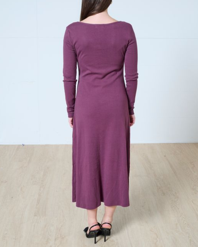 Lennon square neck midi dress