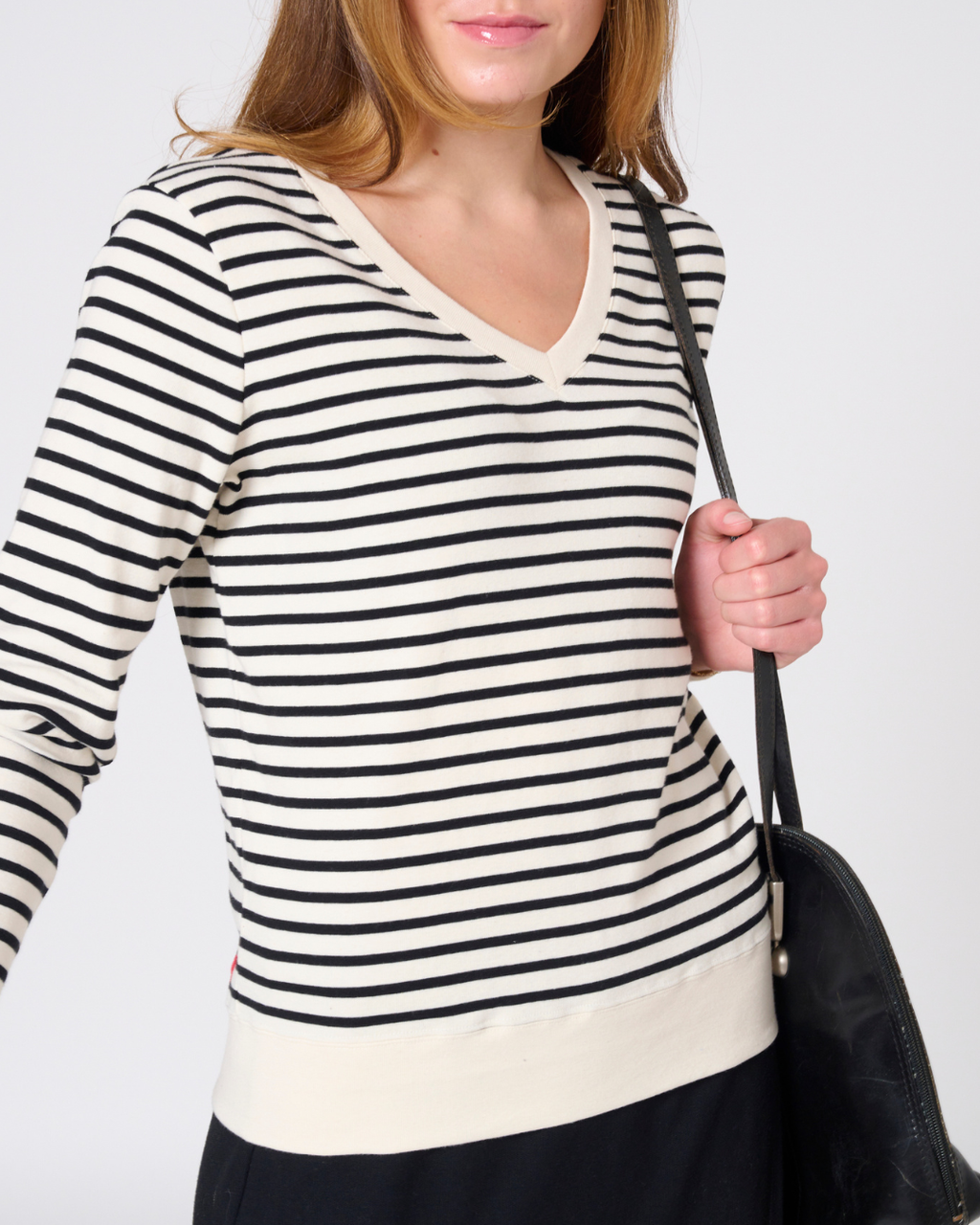*PREORDER Martina Stripe V-Neck Top