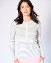 Nathalie stripe Henley top