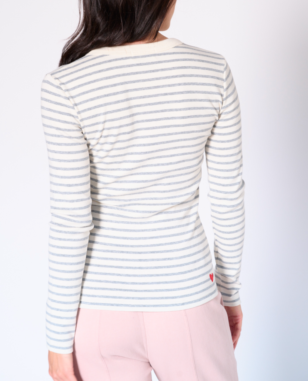 Nathalie stripe Henley top