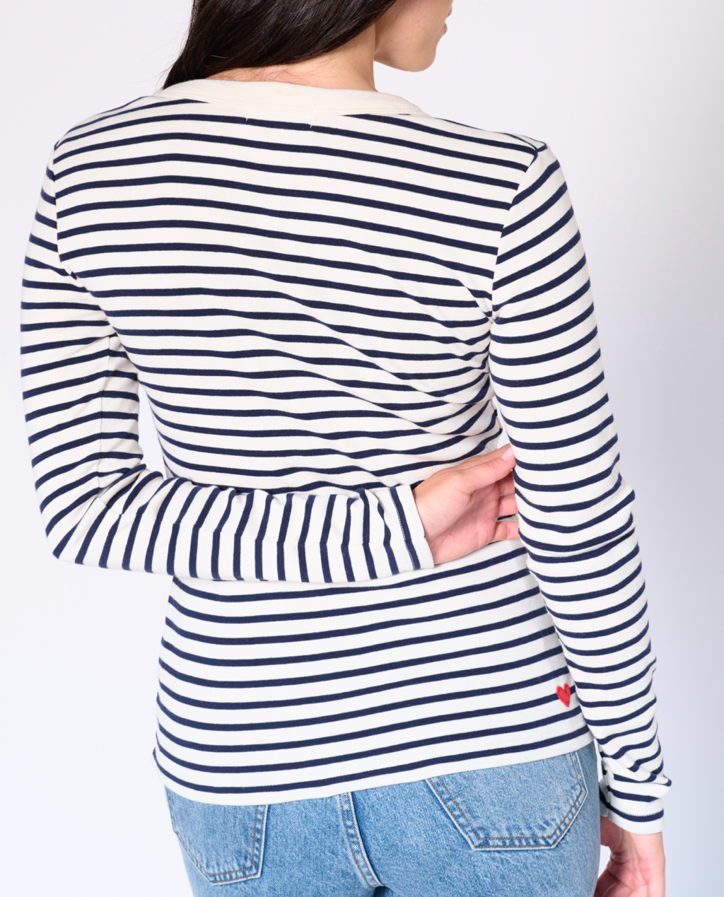 Nathalie stripe Henley top