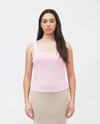 Navi square Neck Tank Top