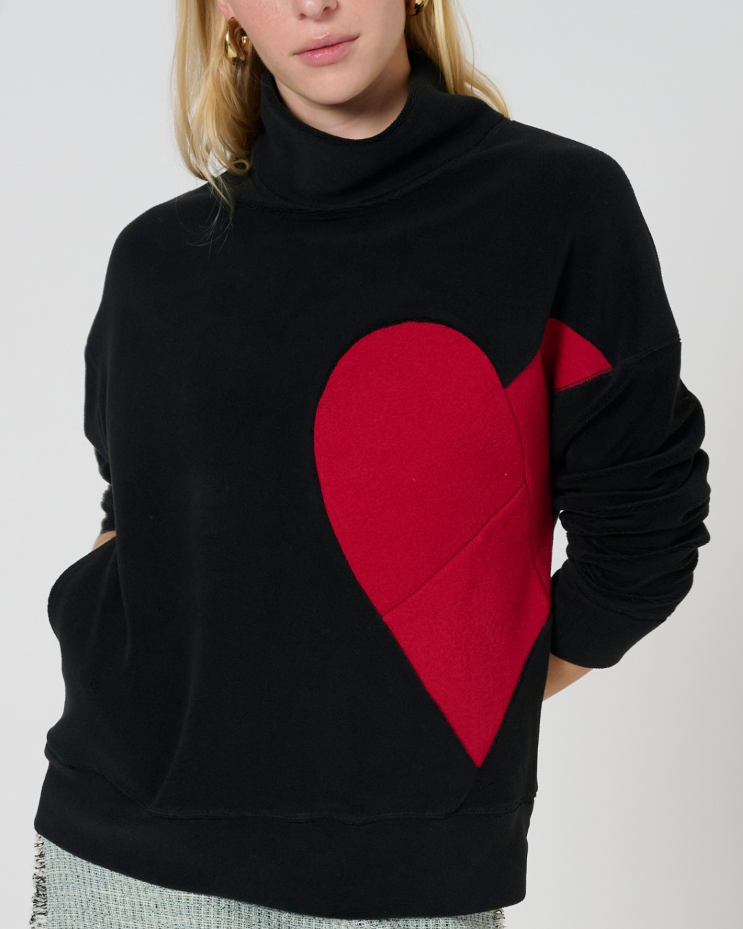 Nichi High neck sweatshirt
