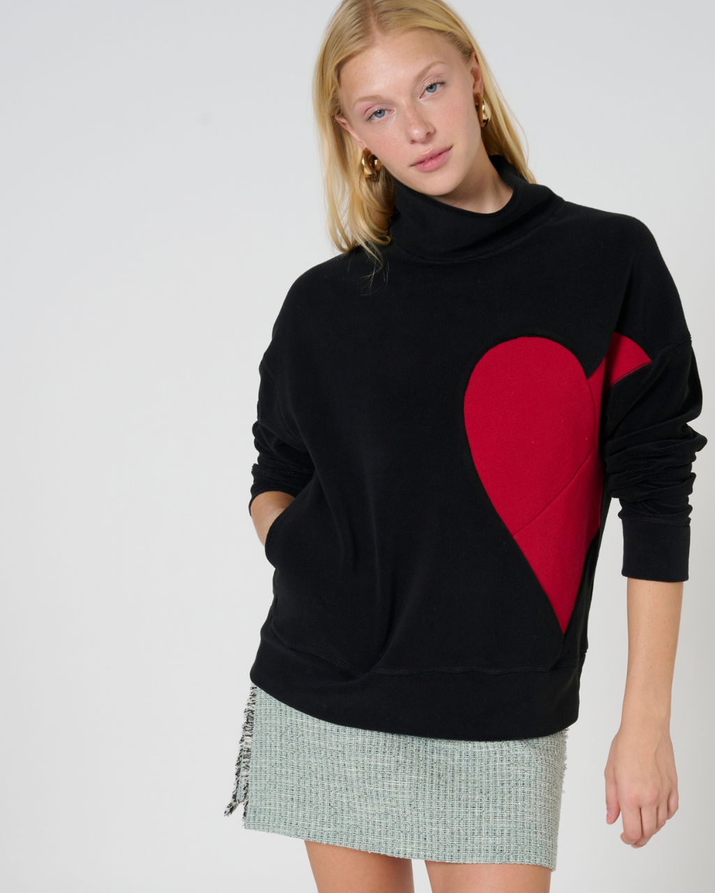 Nichi High neck sweatshirt
