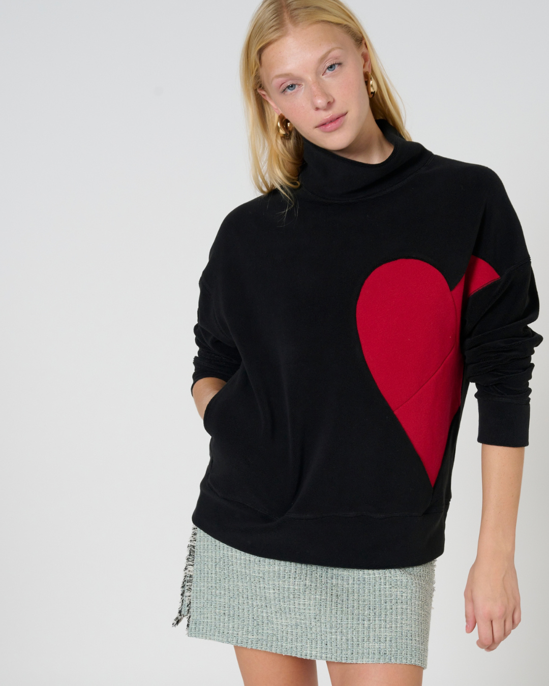 Nichi High neck sweatshirt