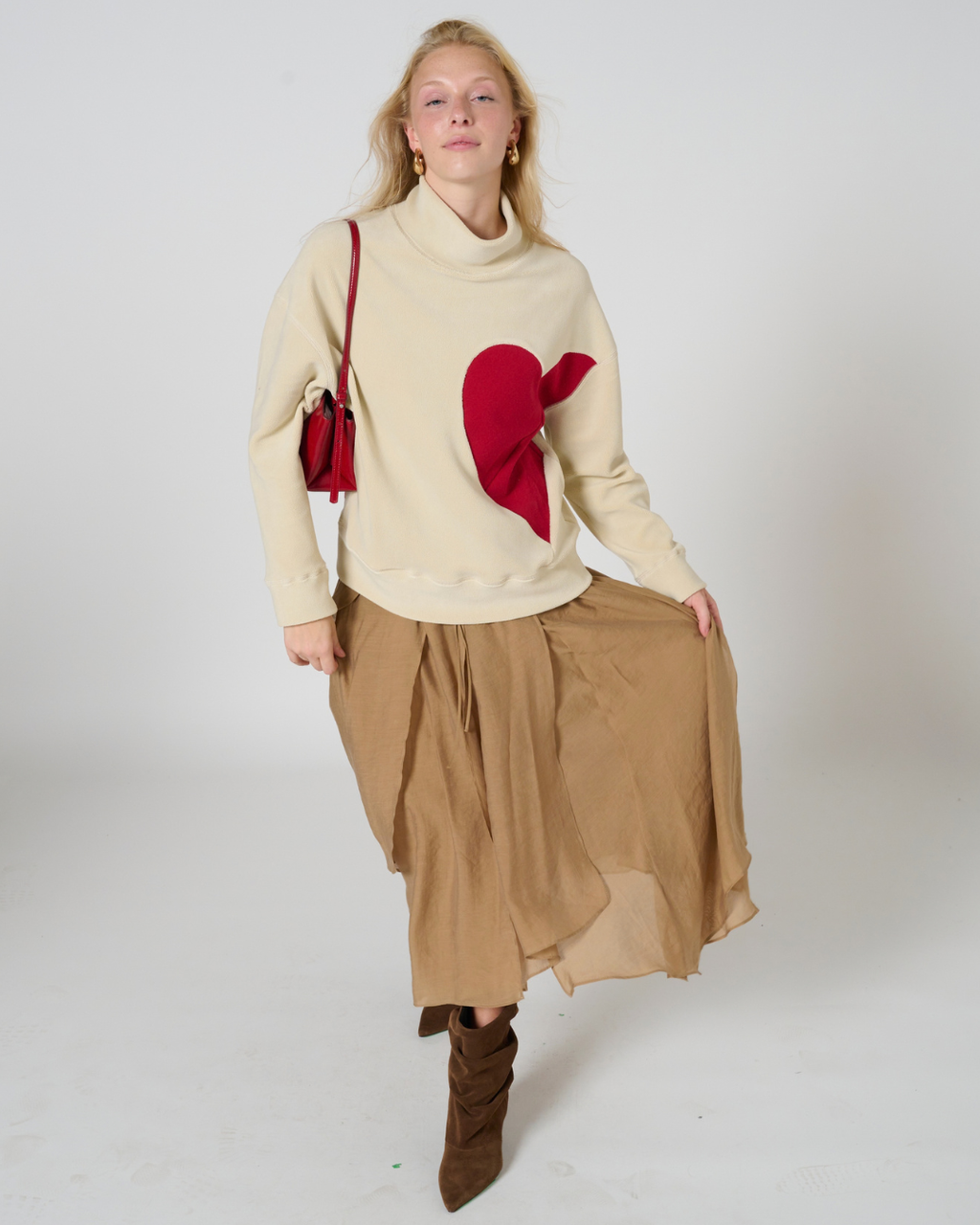 Nichi High neck sweatshirt