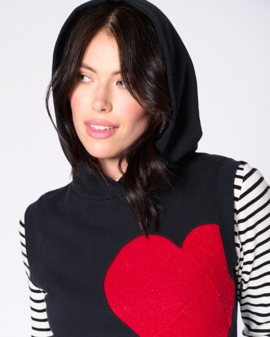 Chery sleeveless hoodie Top