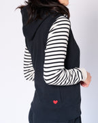 Chery sleeveless hoodie Top