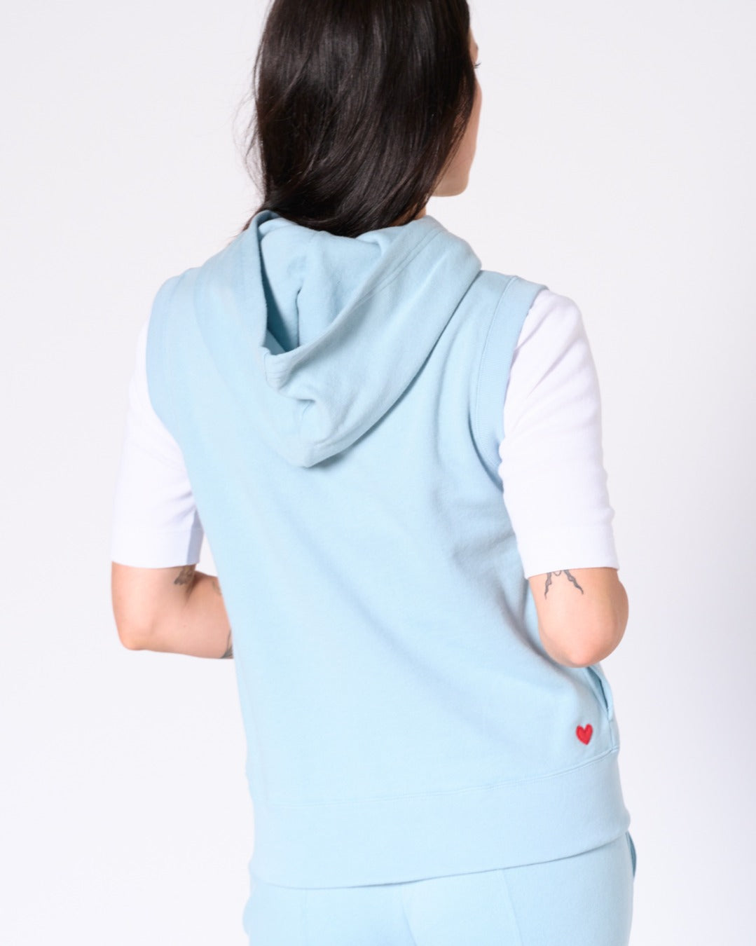 Chery sleeveless hoodie Top