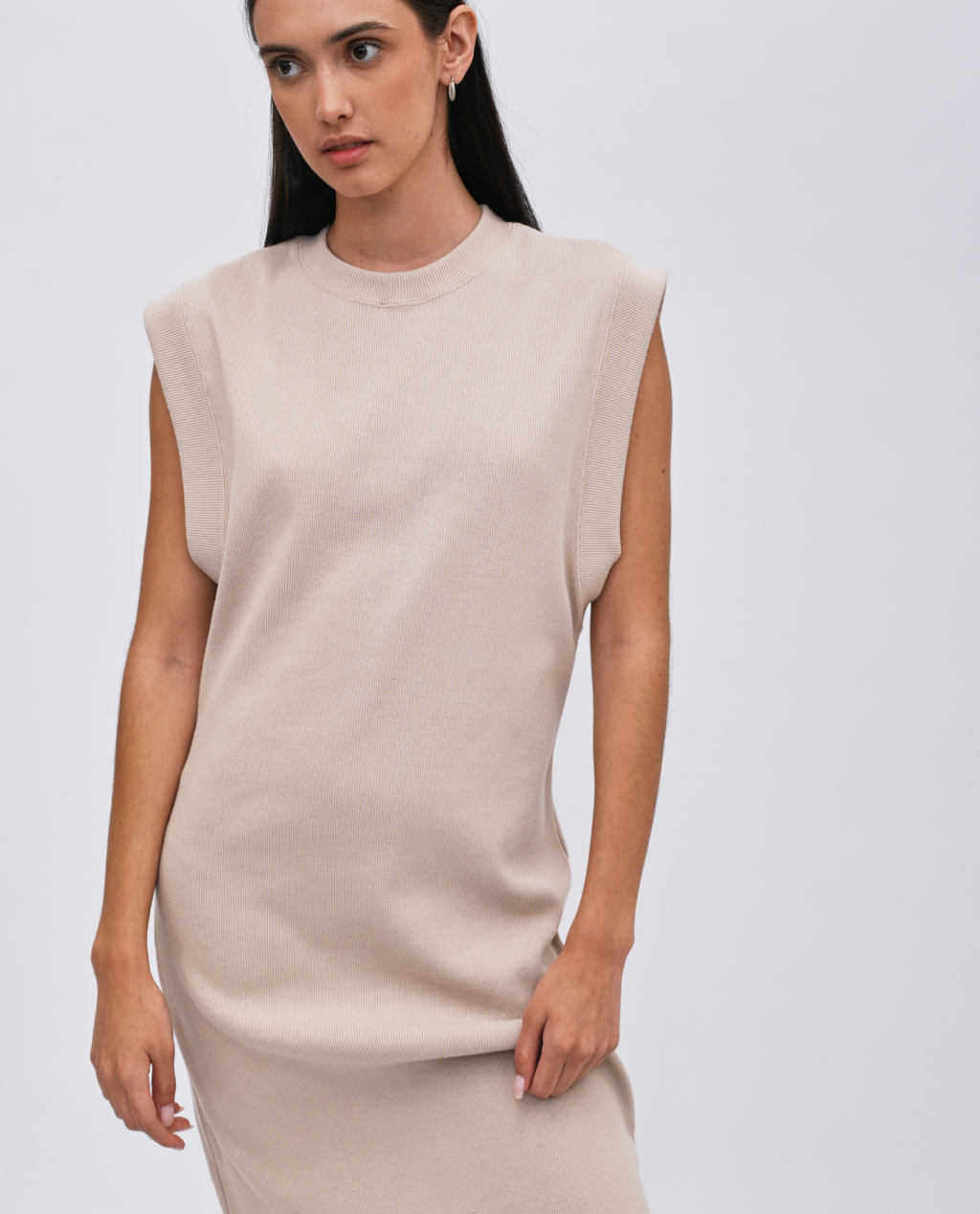 Wren drop sleeve midi dress
