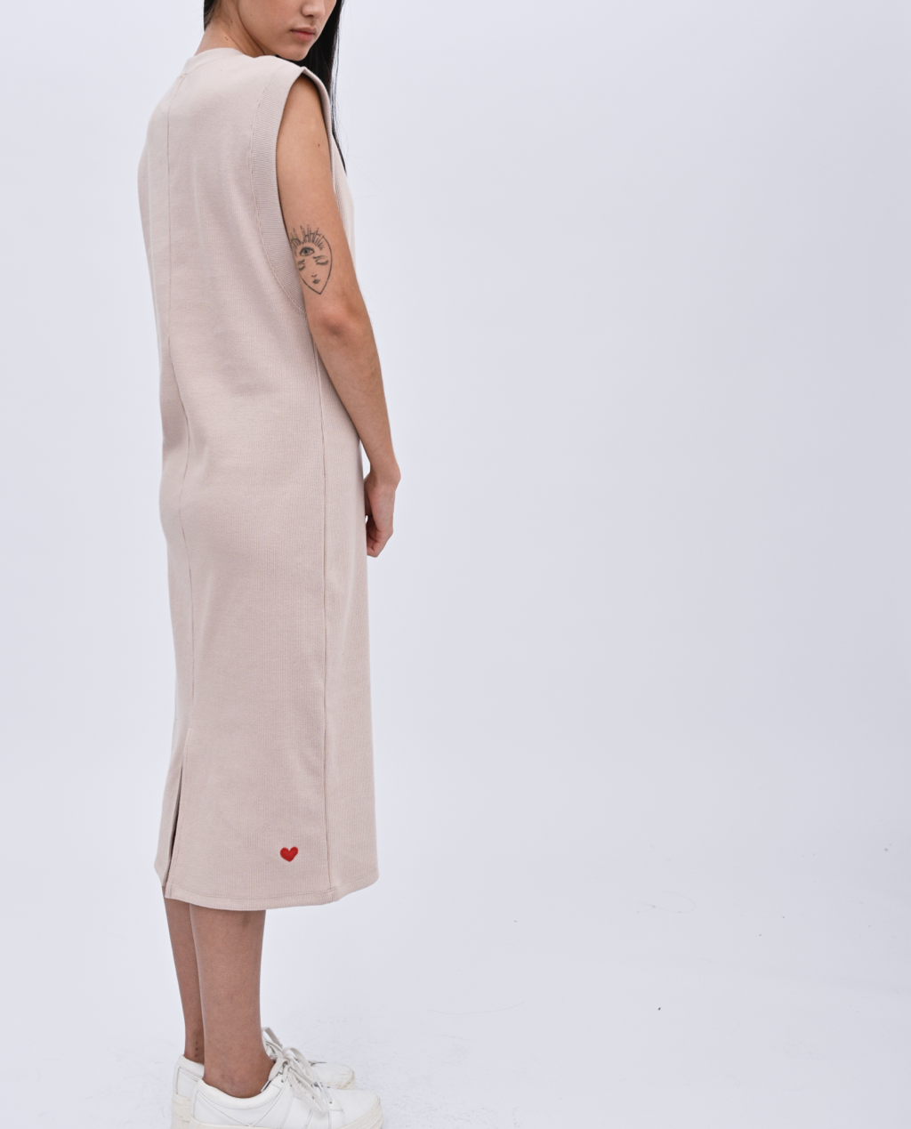 Wren drop sleeve midi dress