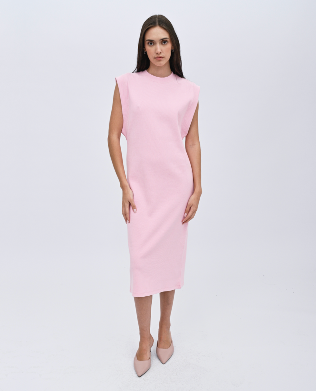 Wren drop sleeve midi dress