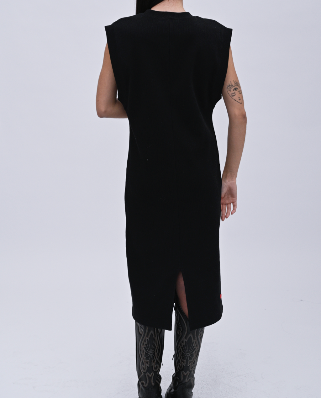 Wren drop sleeve midi dress
