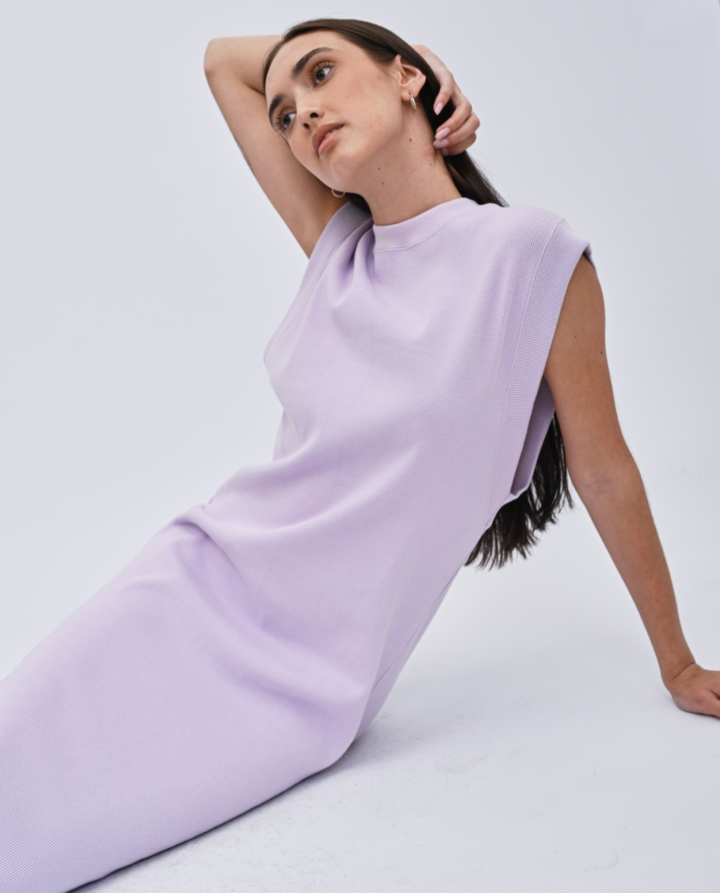 Wren drop sleeve midi dress