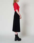Rosalind column midi skirt