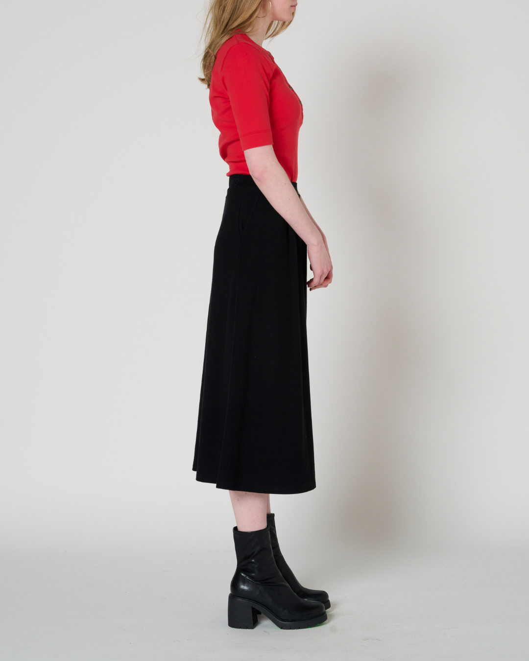 Rosalind column midi skirt