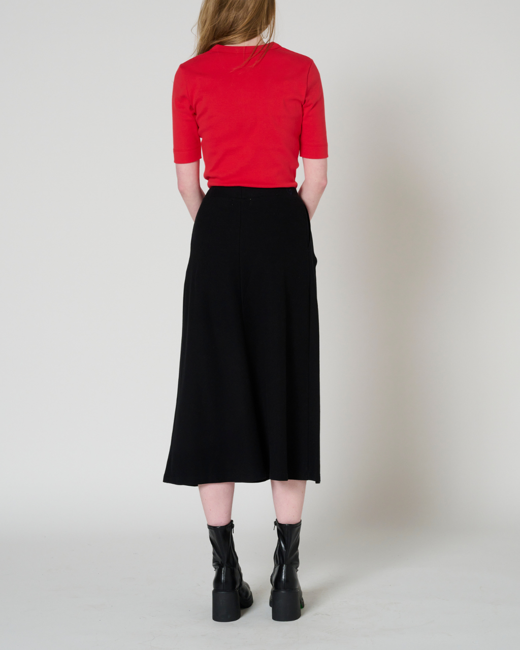 Rosalind column midi skirt