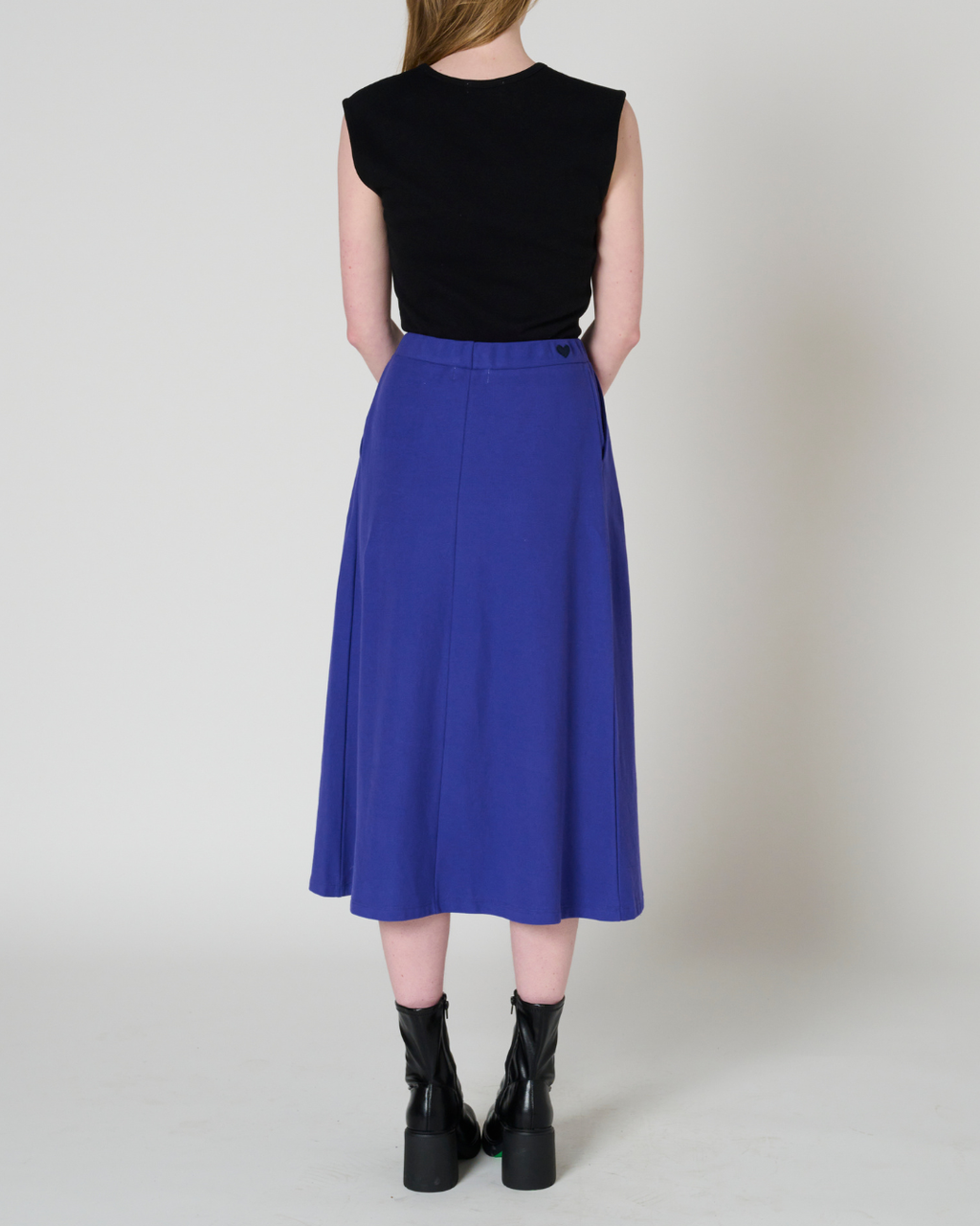 Rosalind column midi skirt