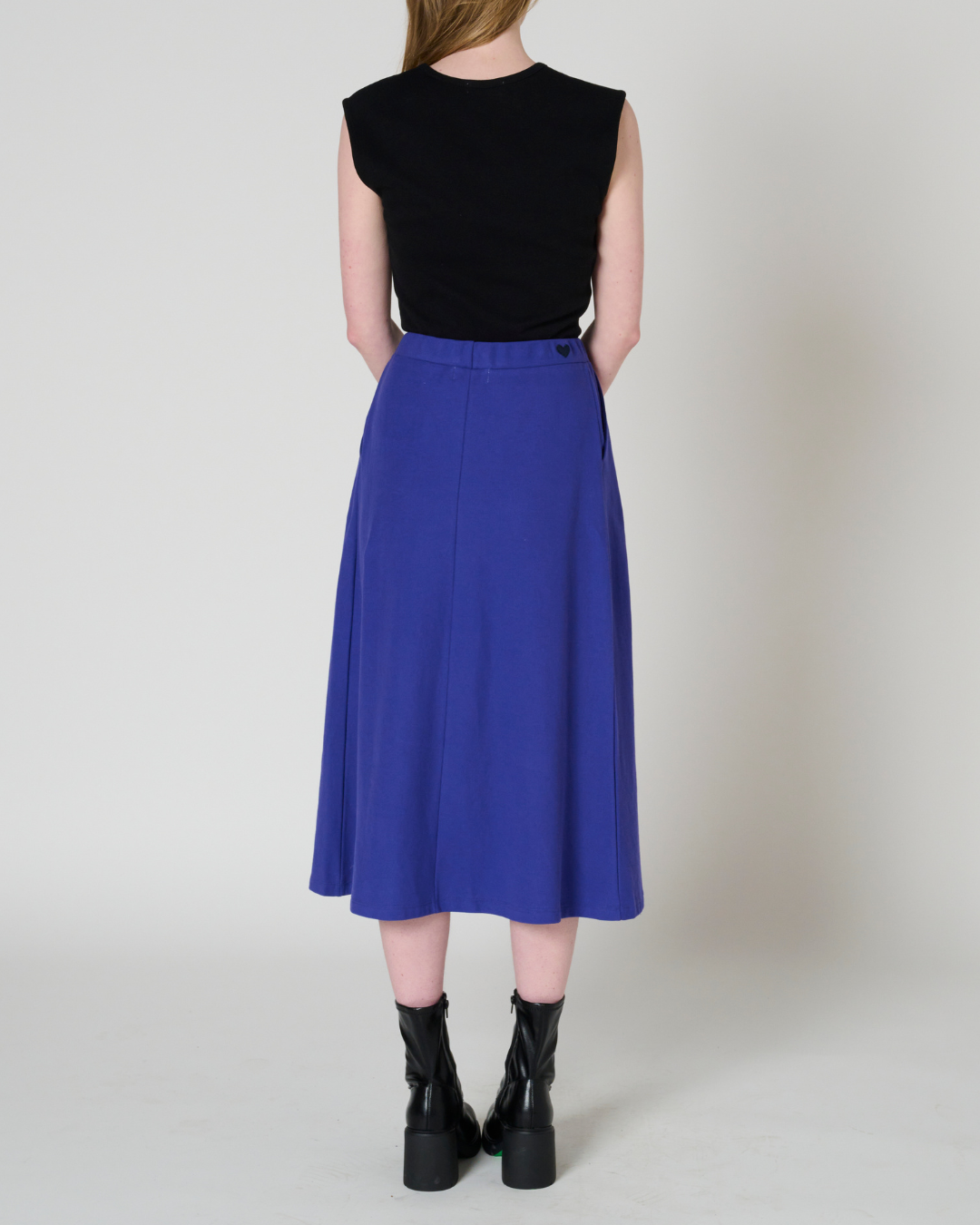 Rosalind column midi skirt