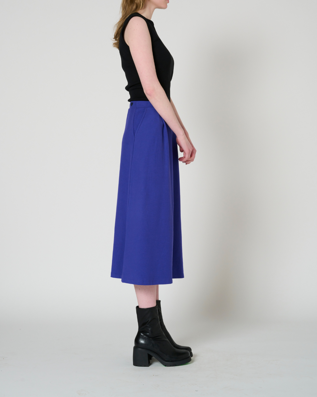 Rosalind column midi skirt