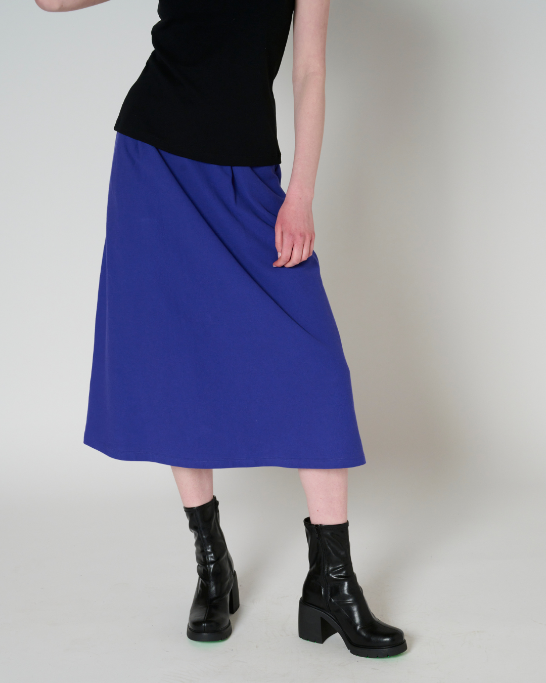 Rosalind column midi skirt
