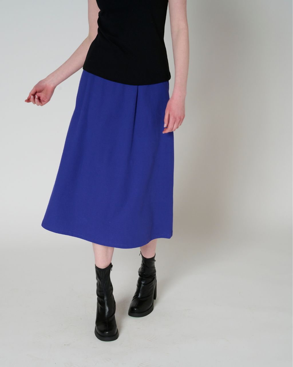 Rosalind column midi skirt
