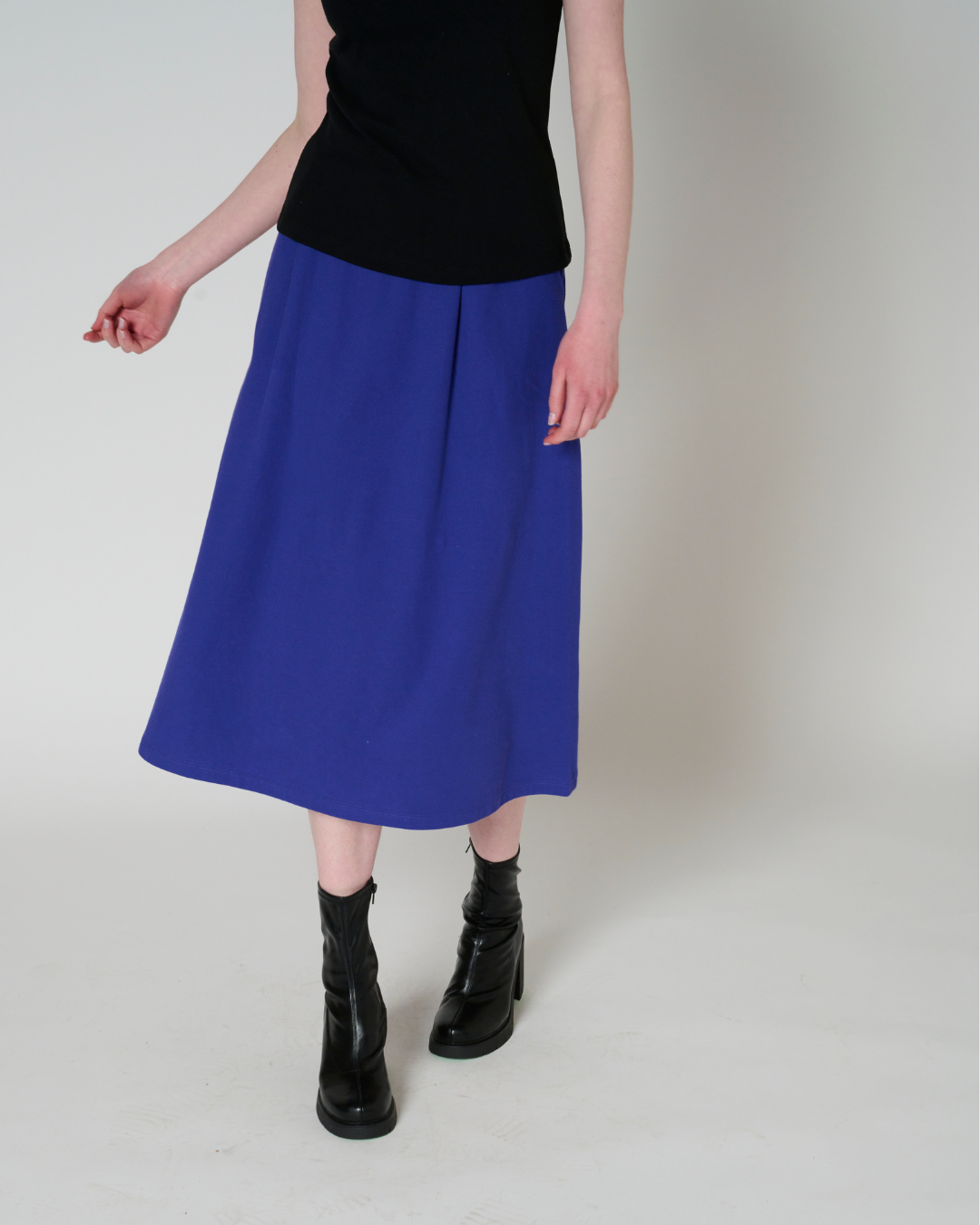 Rosalind column midi skirt