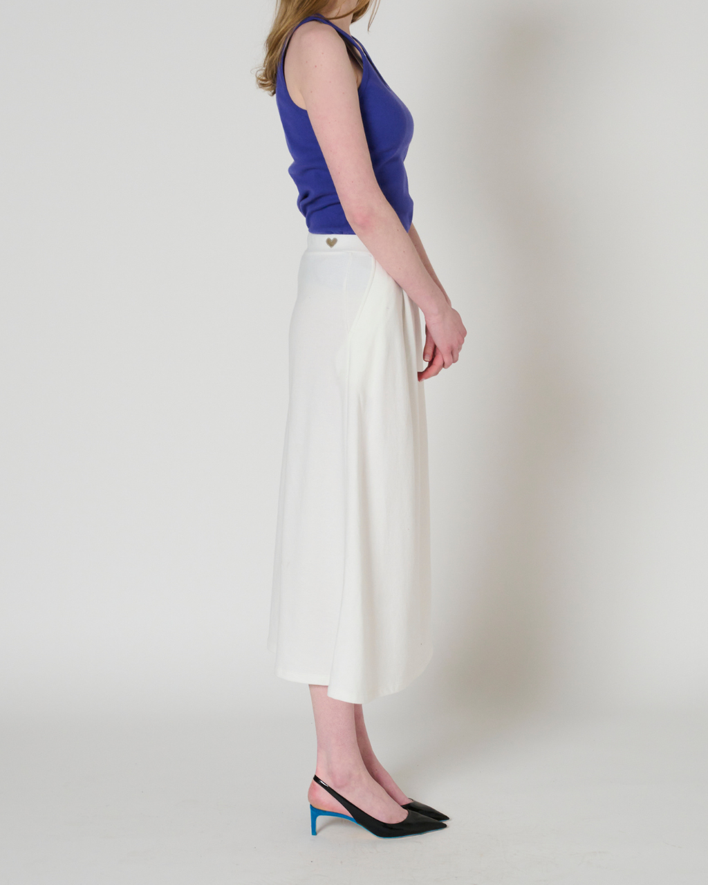 Rosalind column midi skirt