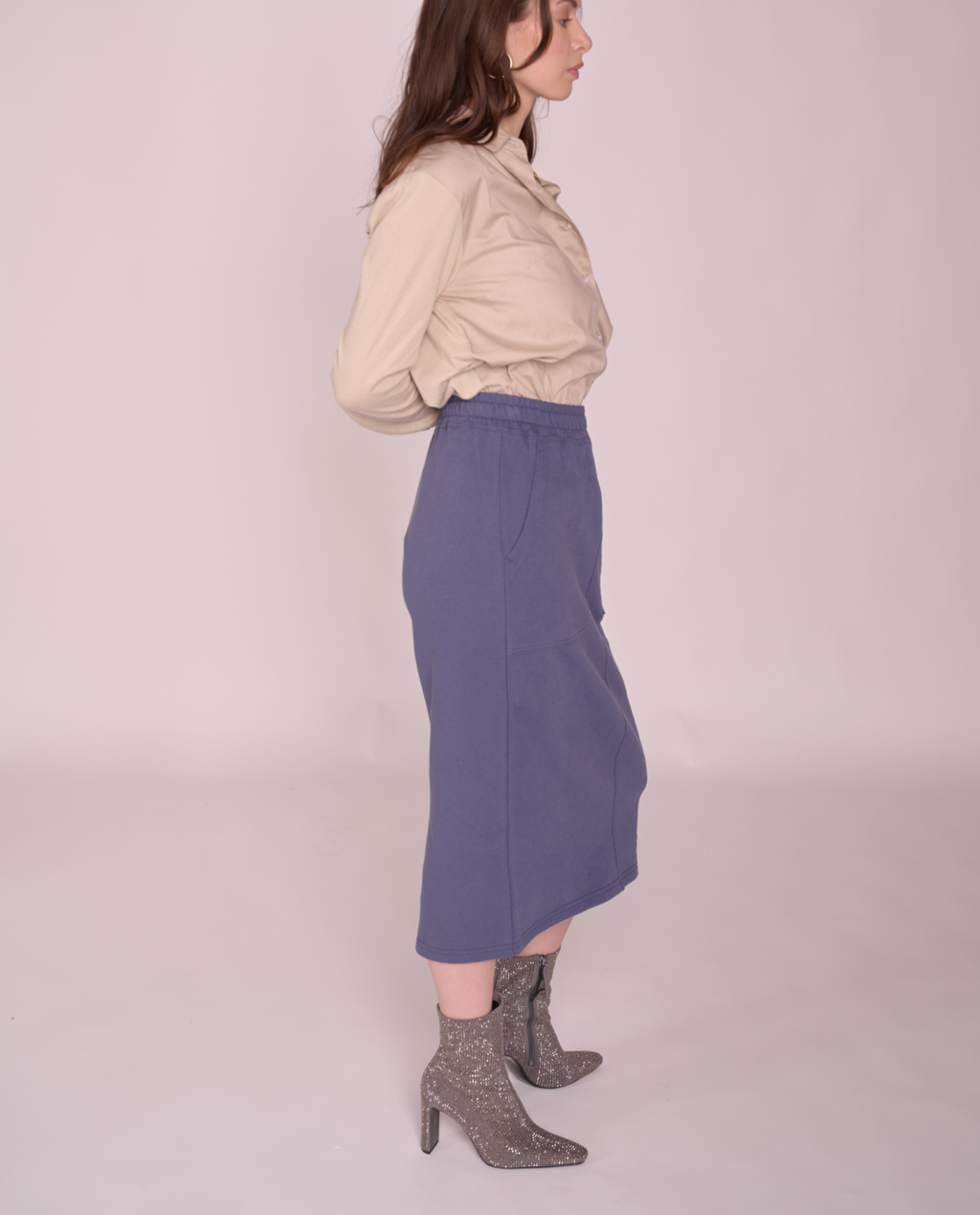Rowan cozy midi skirt