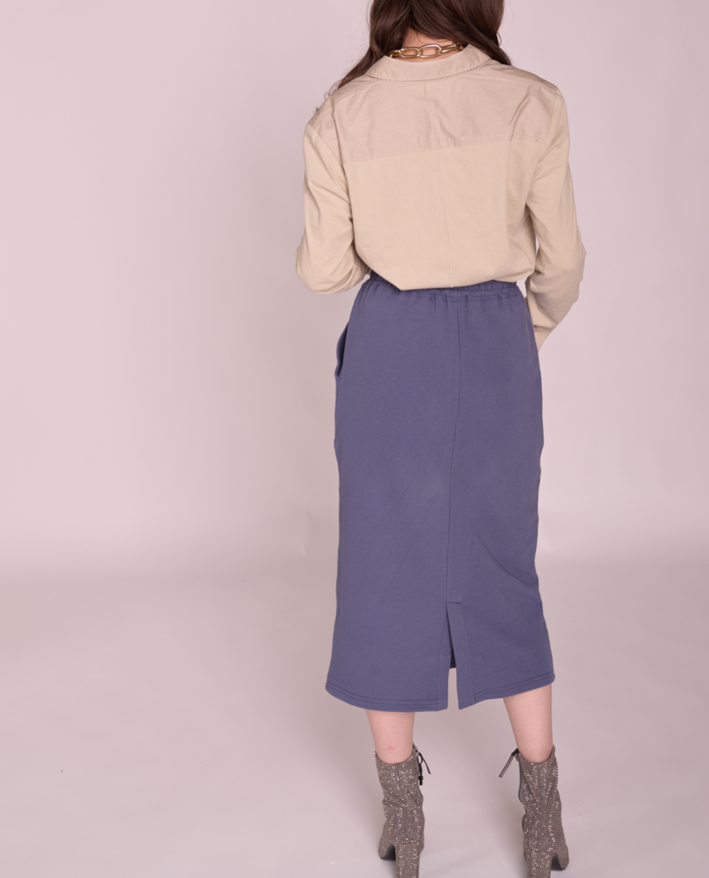 Rowan cozy midi skirt