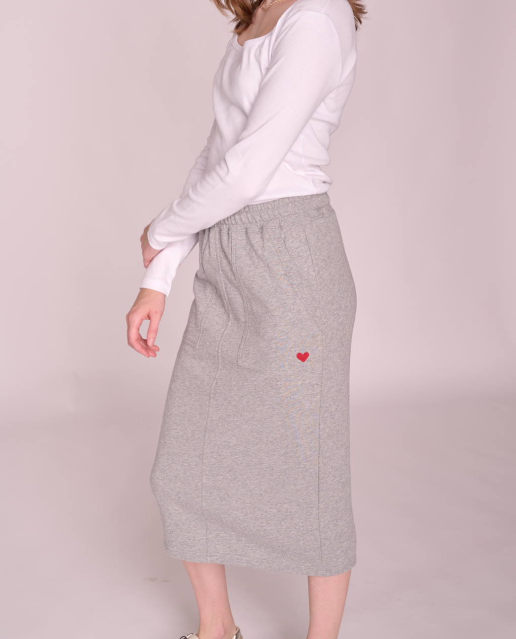 Rowan cozy midi skirt