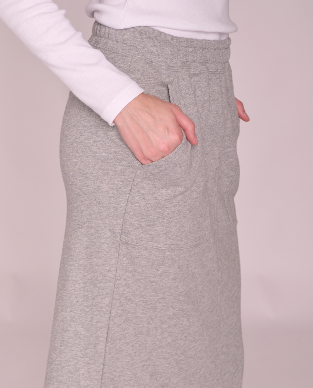 Rowan cozy midi skirt