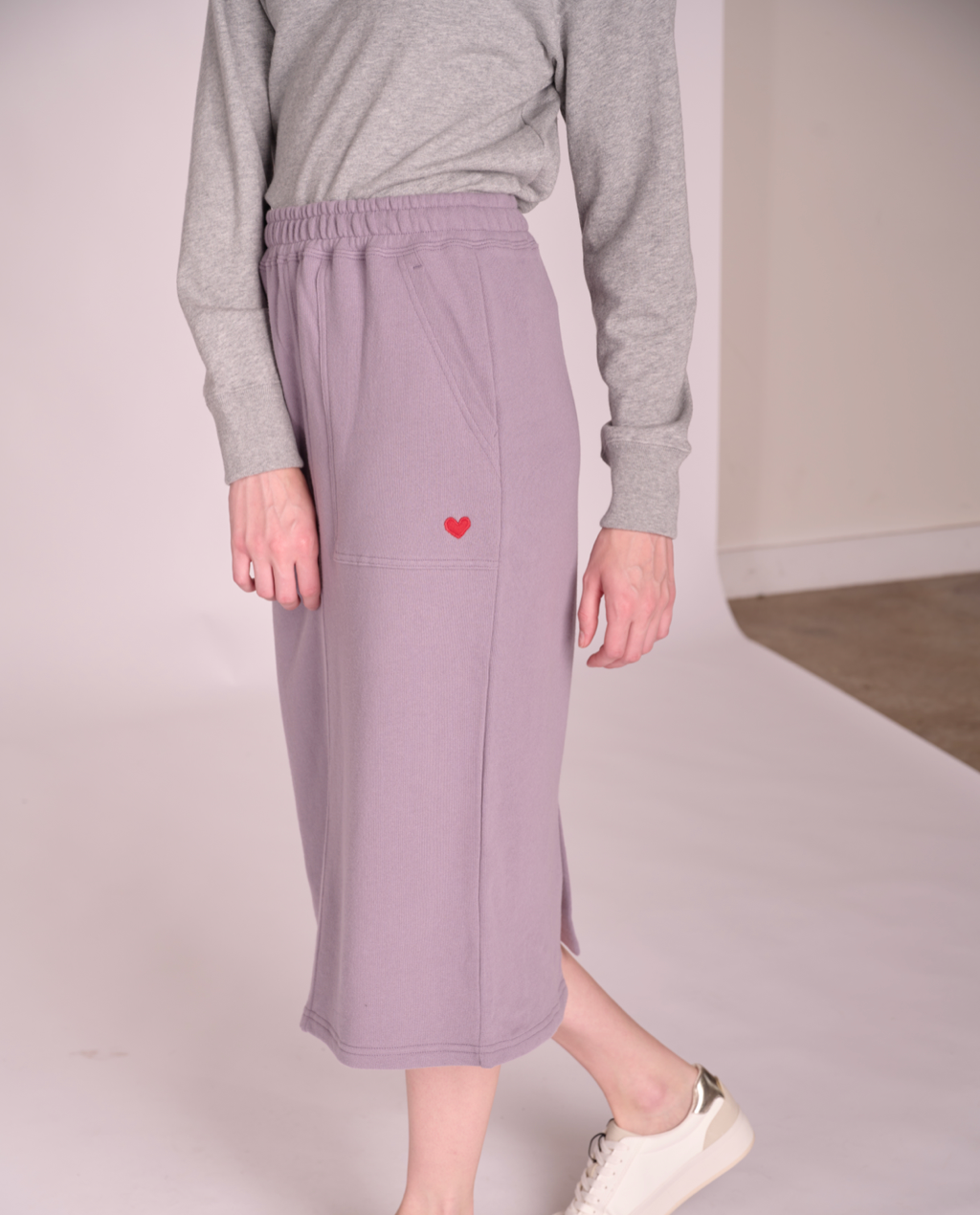 Rowan cozy midi skirt