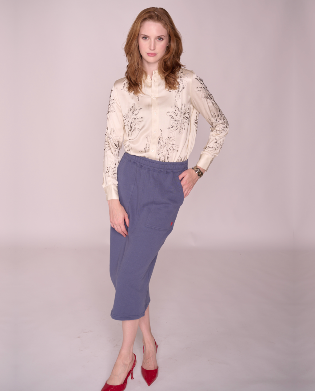 Rowan cozy midi skirt