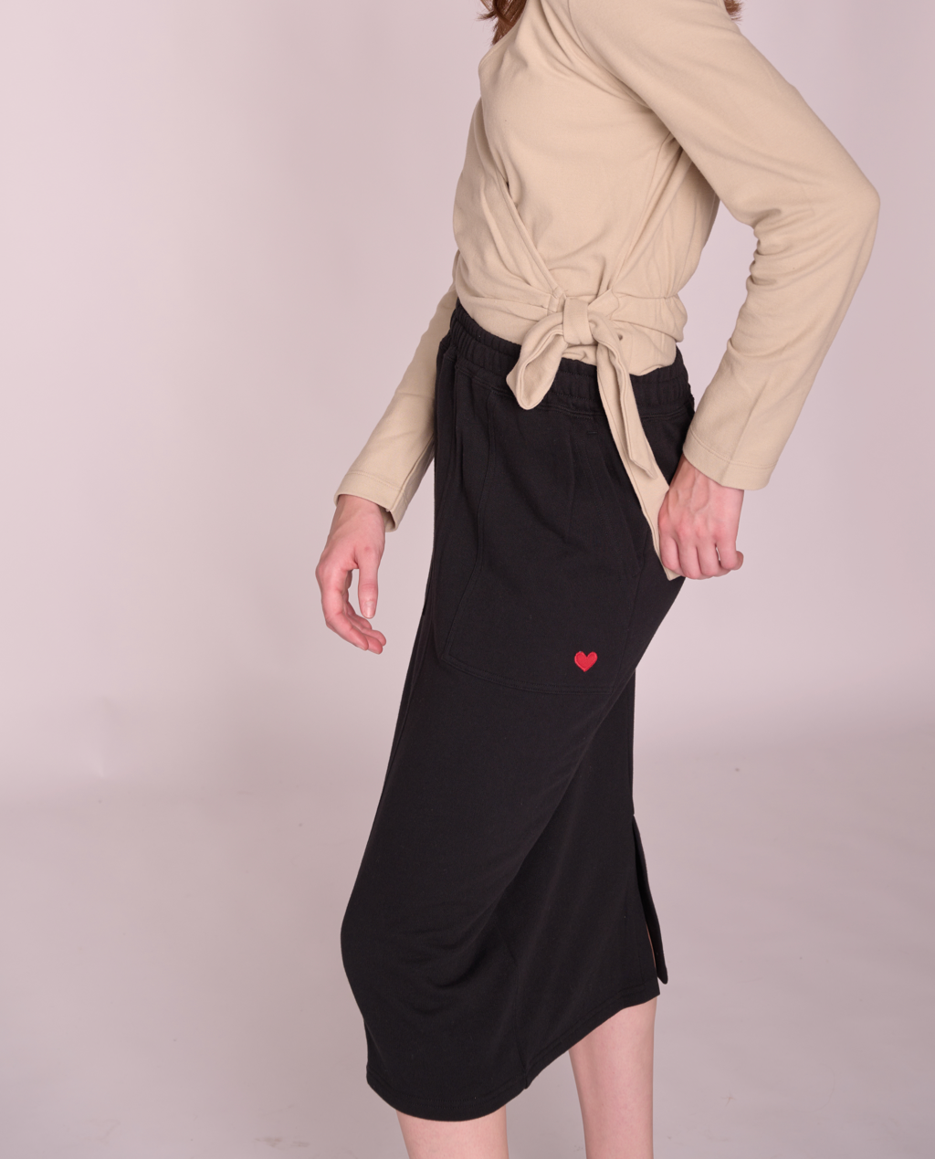 Rowan cozy midi skirt