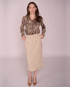 Rowan cozy midi skirt