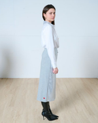 Natalie wrap midi skirt