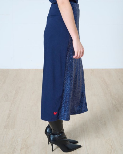 Natalie wrap midi skirt